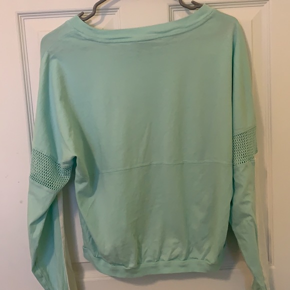 Pink Victoria’s Secret teal sweater - Picture 2 of 4